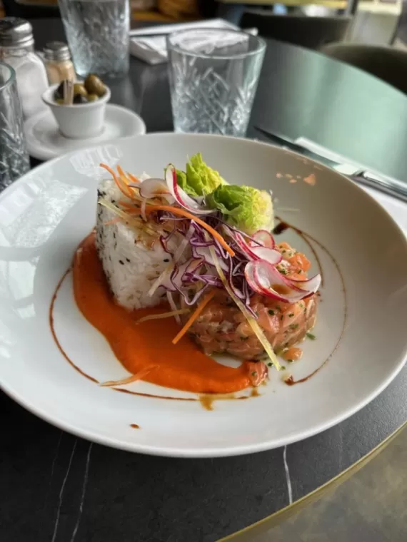 Tartare de saumon 😍, Dardilly, Double 7 Dardilly