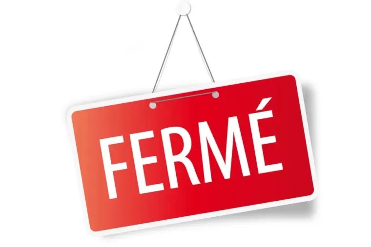 Fermeture exceptionelle lundi 13 juillet, Dardilly, Double 7 Dardilly